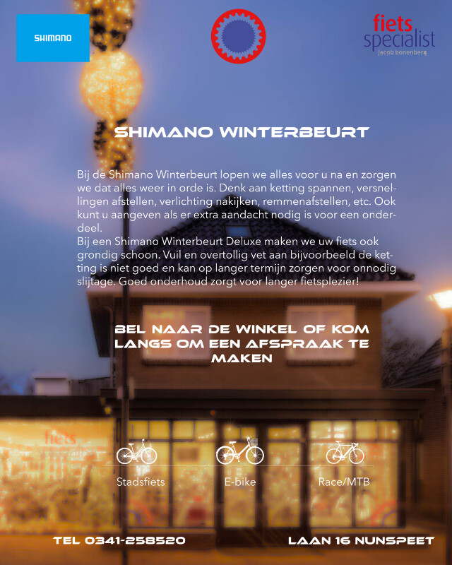 Shimano Winterbeurt Actie